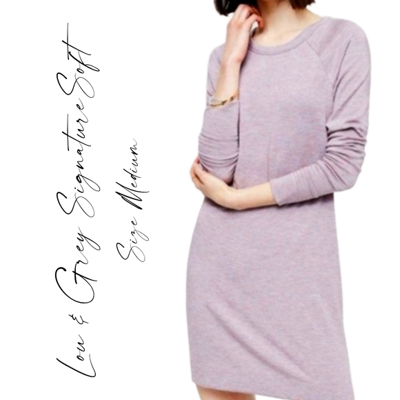 Lou & Grey SignatureSoft Sweatshirt Dress - Picture 1 of 7